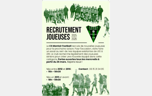 Recrutement joueuses