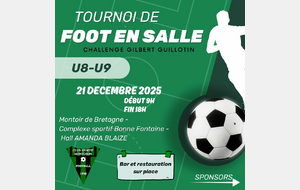 Tournoi en salle U8/U9