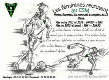 Recrutement sections féminines